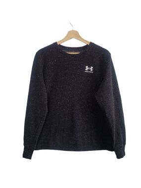 UNDER ARMOUR Speckled Crewneck Sweatshirt Size L Womens Loose Fit